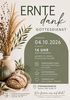 Erntedank in Stephanus